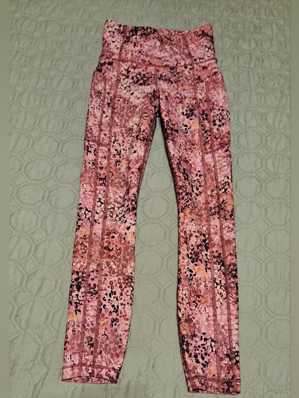 Athleta Women’s Pink Printed Performance Leggings XXS